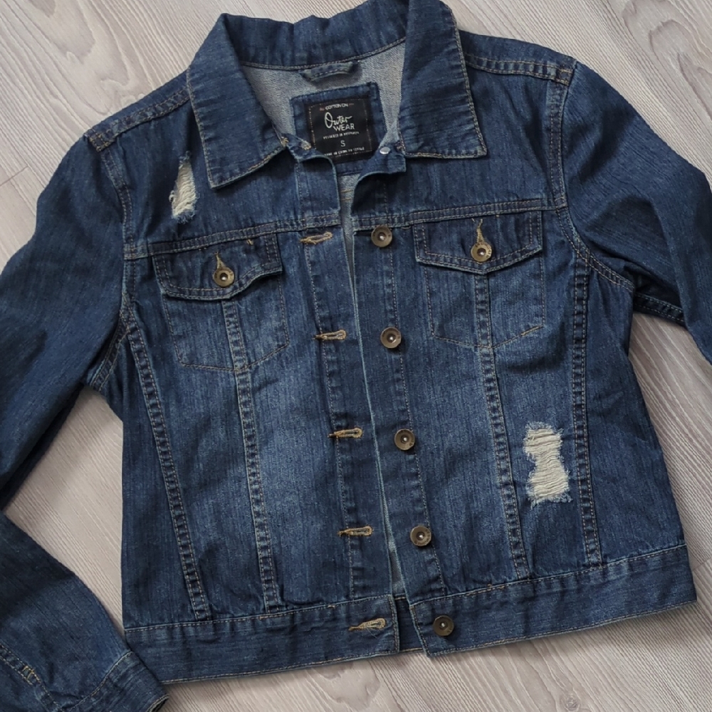 Cotton On S Classic Blue Outerwear Jean Jacket